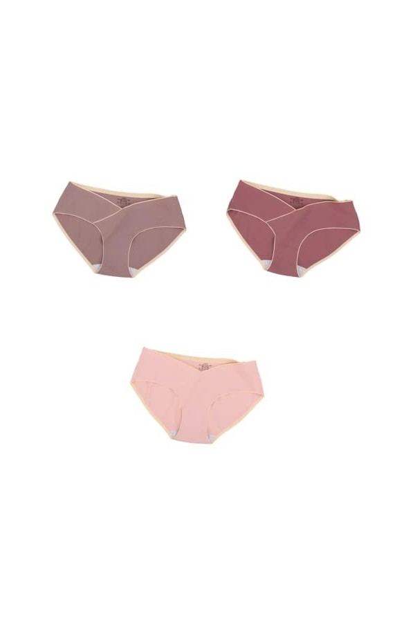 Culotte Femme 3/5/7 pièces sans Couture Culotte Coton Entrejambe Taille Basse Culotte 7 Multicolore XL