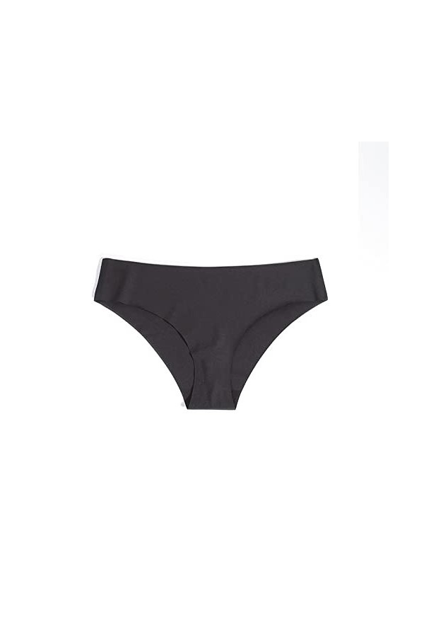 Culotte Femme 3/6PCS One Piece String sans Couture Femme Taille Basse Soie Glacée Coupe Libre Culotte Femme 6PCS S ≤65kg 