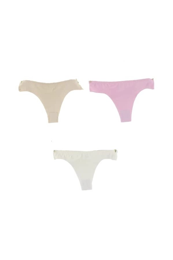 Culotte Femme 3/6/9PCS Stretch String Femmes Glace Soie sans Couture One Piece Culotte Ultra-Mince Tentation Sexy Taille Bass