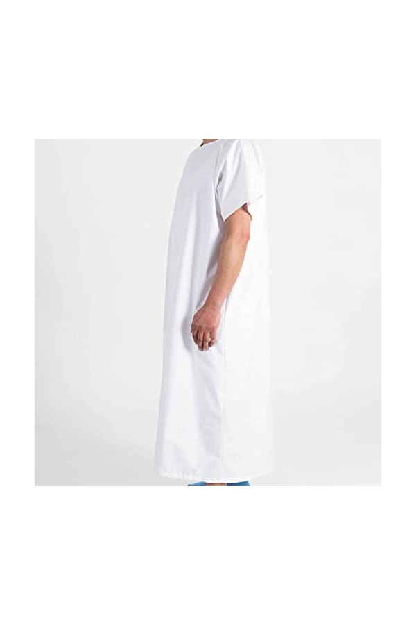 Robe dhôpital - Taille unique - Coupe unisexe - Ouverture à larrière - Utilisée par le NHS