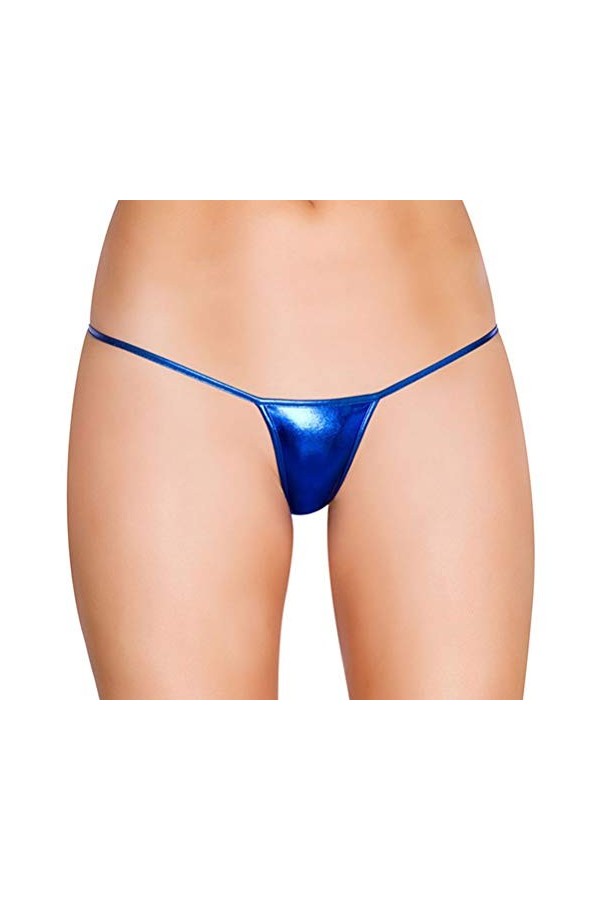 SAMGU Femmes Lingerie Sexy Slips sous-Vêtements Culottes G-String T String Culottes Strings Grande Taille Bleu