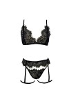 sous-vêtements Sexy pour Femmes, Chemises de Nuit, décolleté en V Profond, Lingerie Sexy, Soutien-Gorge, Jarretelles, String,