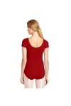 KYZTMHC Femmes Unitard court body Costume Sexy Unitard 2nd peau combinaison Cosplay déguisement for fille cadeau Color : Red