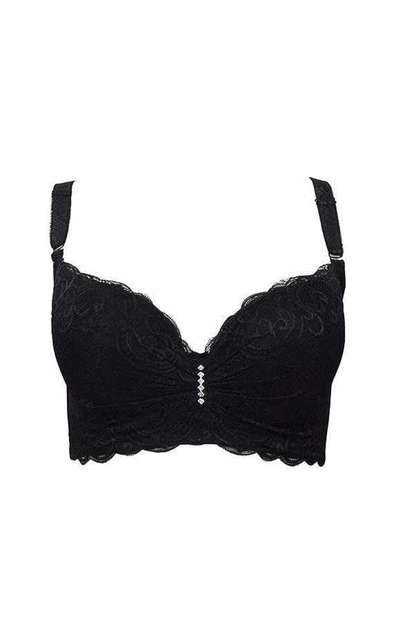 Femmes Sexy Bralette Grande Taille sous-vêtements en Dentelle Soutiens-Gorge Push Up 80 85 90 95 100 intimes Femme Dentelle S