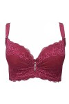 Femmes Sexy Bralette Grande Taille sous-vêtements en Dentelle Soutiens-Gorge Push Up 80 85 90 95 100 intimes Femme Dentelle S