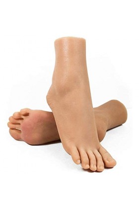 WRQ Silicone Pieds Modèle, Foot Fetishes Foot Toy-36A Fille Modèle Pied - Cheville Hobby - Pied Culture Modèle 1:1
