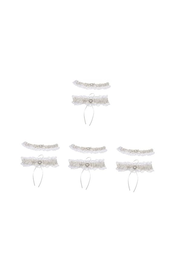 Abaodam 2 Ensembles Anneau De Jambe Jarretière Porte-Jarretelles Femmes Porte-Jarretelles De Mariage Garderie Européen Et Amé