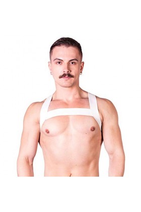 Prowler Harnais de sport rouge blanc – Fabriqué à partir de sangles élastiques épaisses et confortables avec le logo Prowler 