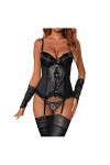 Fulidngzg Body sexy pour femme - Lingerie érotique - Lingerie sexy - Body élégant pour le sexe - Lingerie sexy - Nuisette en 