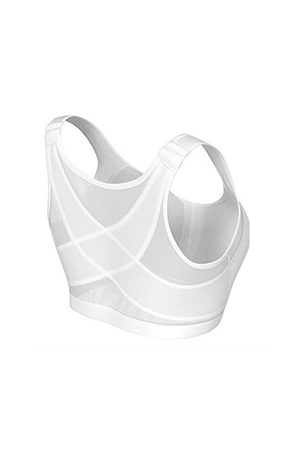 GHAKKE Soutien-Gorge À Fermeture Frontale pour Seniors Brassière De Maintien De La Posture Lingerie Couvrante Bralette sans F