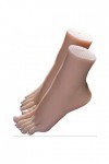 WRQ Foot Fetishes,Foot Toy-Silicone Mannequin Fétichisme des Pieds- 36A Fille Modèle De Pied - Cheville Hobby - Pied Culture 