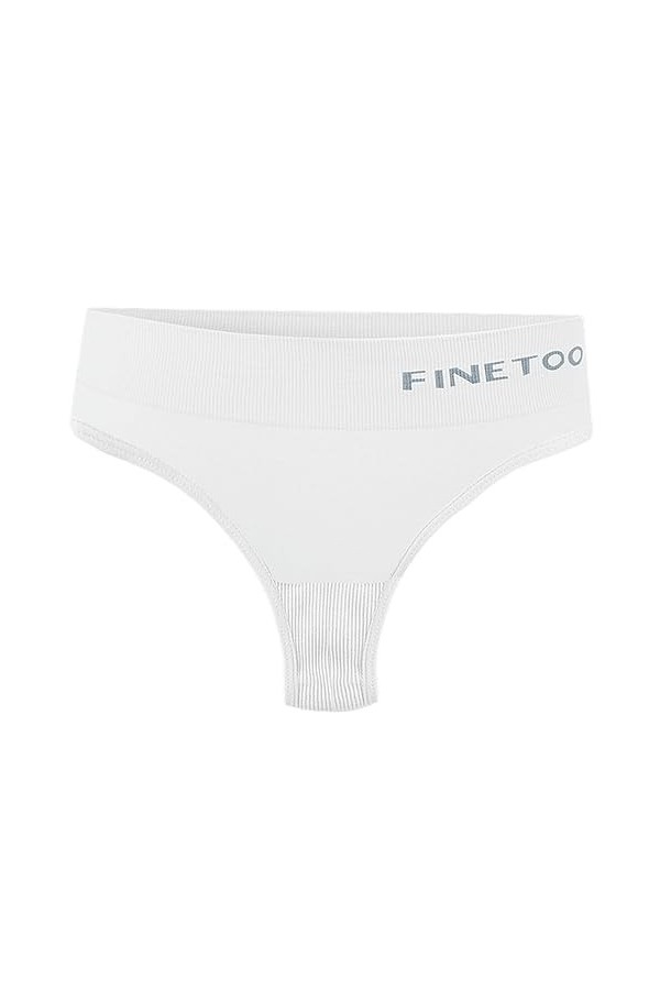 KATIAK Culotte Femme Lot De 3 Taille Moyenne sans Couture String Femmes T - Slips Doux M - 2XL-Bleu du Lac-Le XL - 2XL