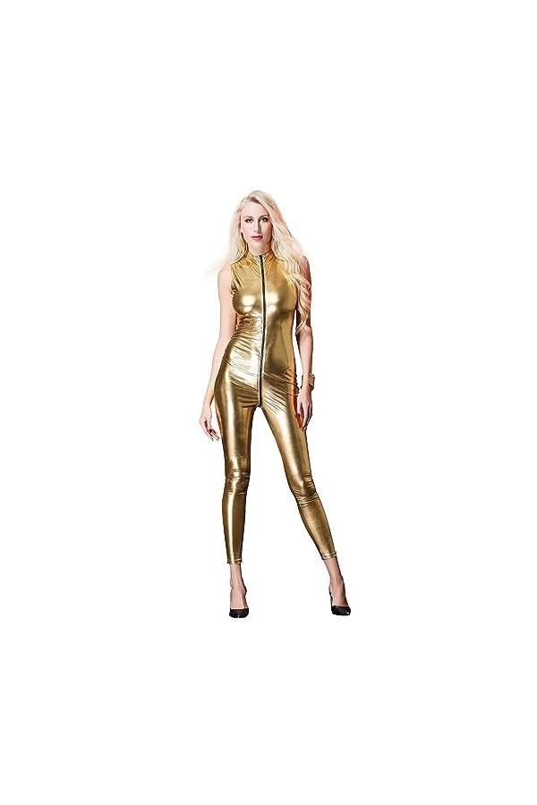 JYDQM Européen Et Américain Sexy Lingerie Aux Femmes Brevet Cuir Onesies Boîte De Nuit DS Étape Costumes Japonais Un V Costum