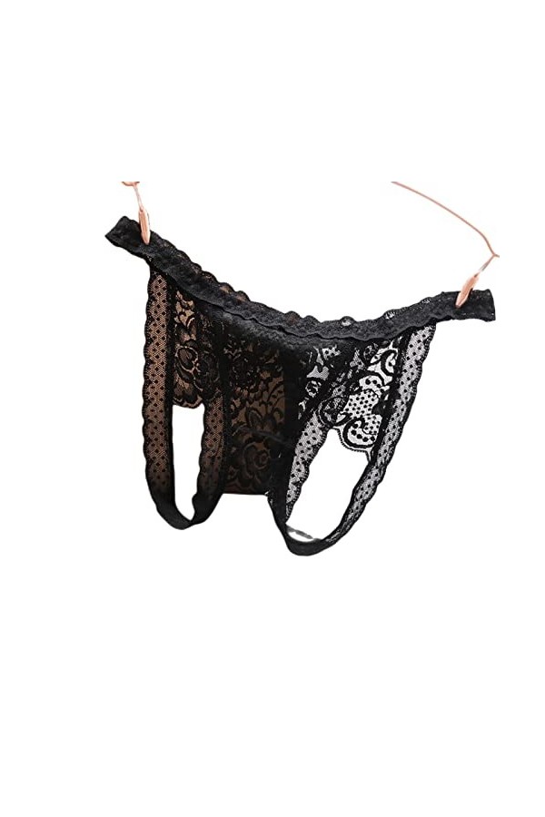 EMIWAY Culottes Femmes Dentelle Culotte sous - Vêtements Femmes Taille Basse String Mignon Via Maille sous - Vêtements-White,