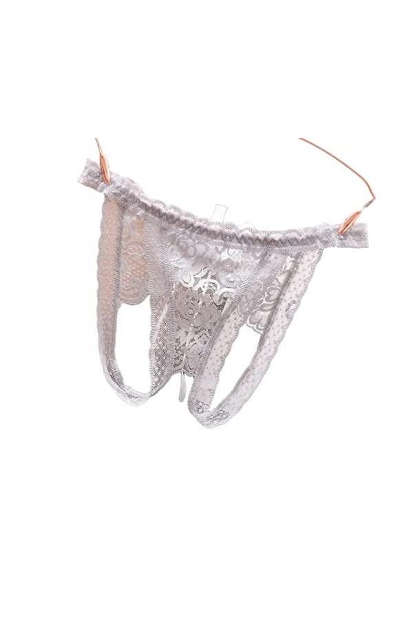 EMIWAY Culottes Femmes Dentelle Culotte sous - Vêtements Femmes Taille Basse String Mignon Via Maille sous - Vêtements-White,