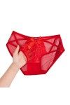 EMIWAY Culottes Femmes Red Panty Lace Panty Comfort Panty Femmes sous - Vêtements-E,XL