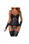 Fulidngzg Body sexy pour femme - Lingerie érotique - Lingerie sexy - Body élégant pour le sexe - Lingerie sexy - Nuisette en 
