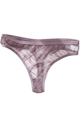 MULANY Femme Slips Sexy g-String String en Dentelle Femme Culotte Basse samis féminine en Maille Perspective Briefs Lingerie 