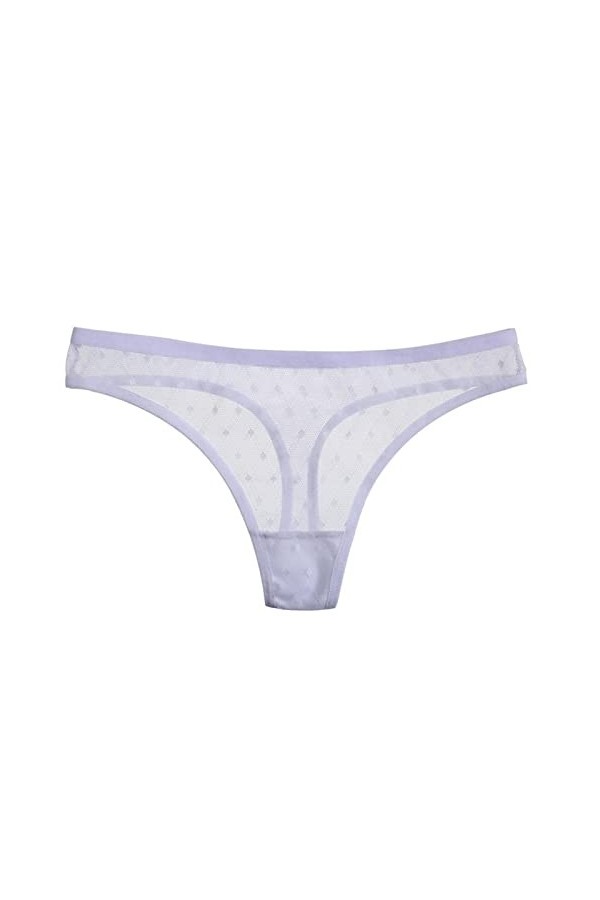 MULANY Femme Slips Sexy g-String String en Dentelle Femme Culotte Basse samis féminine en Maille Perspective Briefs Lingerie 