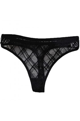 MULANY Femme Slips Sexy g-String String en Dentelle Femme Culotte Basse samis féminine en Maille Perspective Briefs Lingerie 