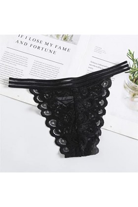 MULANY Femme Slips Rencontrez Les Femmes Sexy Dentelle Lingerie Tentation Taille Basse Culotte Transparente évider String sou