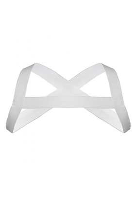 Mengsiy Ceinture de sécurité for Hommes Double Sangle élastique Poitrine Muscle Ceinture de sécurité Joint torique en métal F