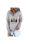Sweat à capuche femme noir sweat-shirt femme oversize été pull femme élégant festif femme t-shirt à manches longues coton ves
