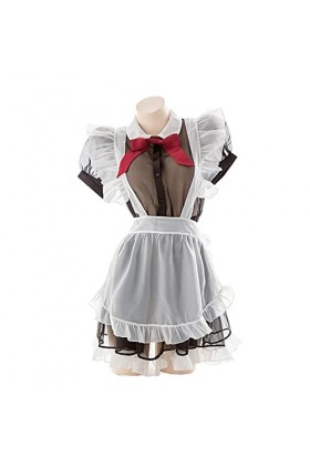 Nouveau Kawaii Sexy Costumes Transparent Costumes Maid Sexy Lingerie pour Femmes Robe de Haute qualité Temptation avec Mignon