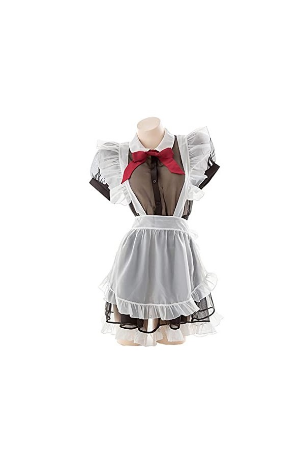 Nouveau Kawaii Sexy Costumes Transparent Costumes Maid Sexy Lingerie pour Femmes Robe de Haute qualité Temptation avec Mignon