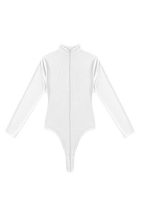 KSDFIUHAG Sexe Et Sensualité Lingerie Voir À Travers La Lingerie Transparente À Col Roulé À Manches Longues Et À Glissière À 