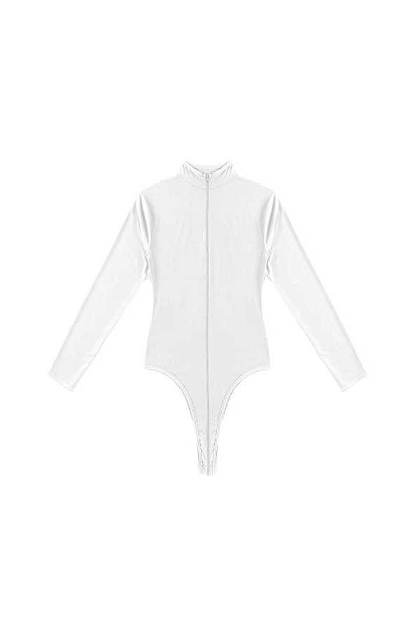 KSDFIUHAG Sexe Et Sensualité Lingerie Voir À Travers La Lingerie Transparente À Col Roulé À Manches Longues Et À Glissière À 