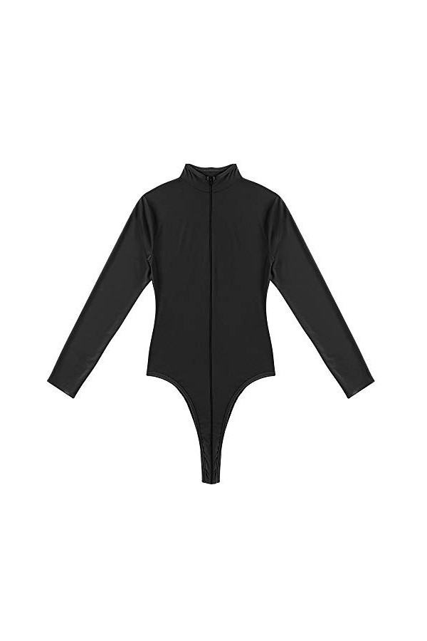 KSDFIUHAG Sexe Et Sensualité Lingerie Voir À Travers La Lingerie Transparente À Col Roulé À Manches Longues Et À Glissière À 