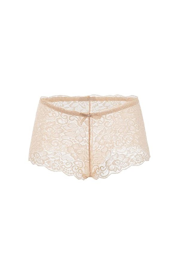 Culotte Sexy Dentelle Nue Tentation Boxer Culotte Respirant Grande Taille String en Dentelle Femme Culotte Confortables Culot