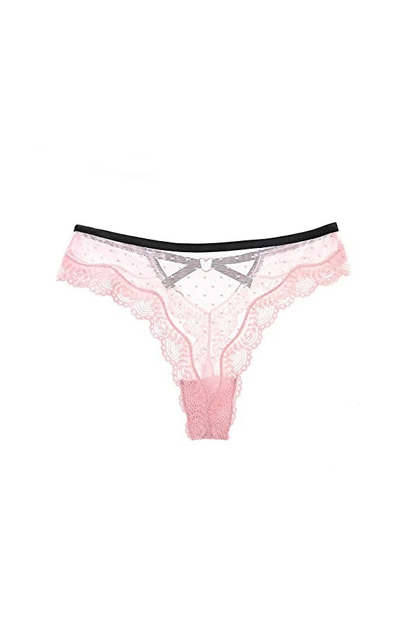 Dasongff Femmes String Thongs Sexy Tangas - Dentelle Culotte Lingerie String en Dentelle Lingerie Sexy String Transparent en 