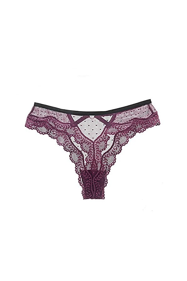 Dasongff Femmes String Thongs Sexy Tangas - Dentelle Culotte Lingerie String en Dentelle Lingerie Sexy String Transparent en 