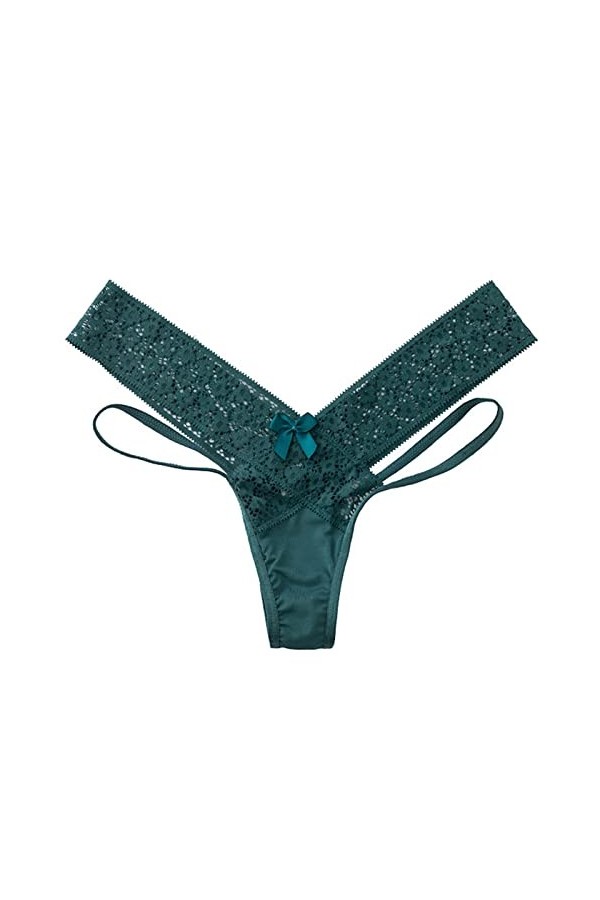 MULANY Femme Slips Rencontrer Les Femmes Sexy Culotte en Dentelle Taille Basse Tentation Lingerie Dames Sangle croisée G Stri