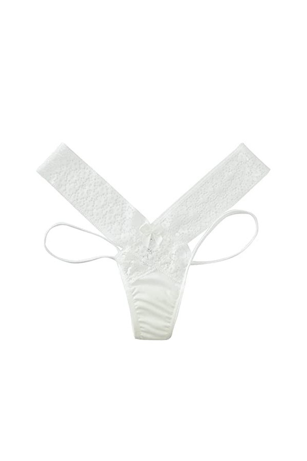 MULANY Femme Slips Rencontrer Les Femmes Sexy Culotte en Dentelle Taille Basse Tentation Lingerie Dames Sangle croisée G Stri