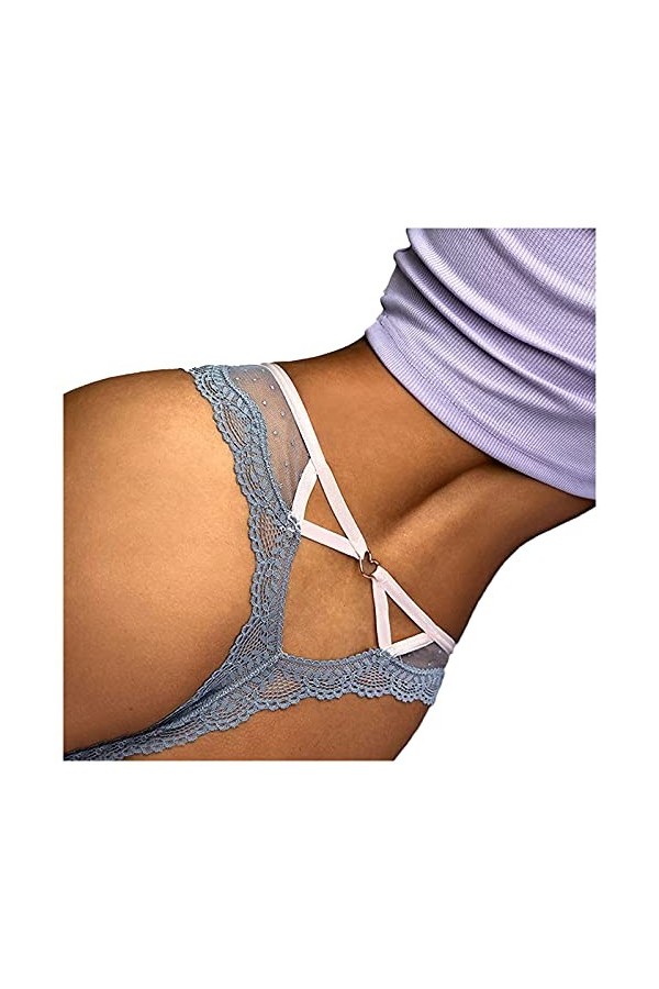 Dasongff Femmes String Thongs Sexy Tangas - Dentelle Culotte Lingerie String en Dentelle Lingerie Sexy String Transparent en 