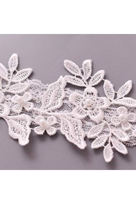 SOIMISS 3 Paires Porte-Jarretelles De Mariage La Mariée Jarretière Blanche Fleurs