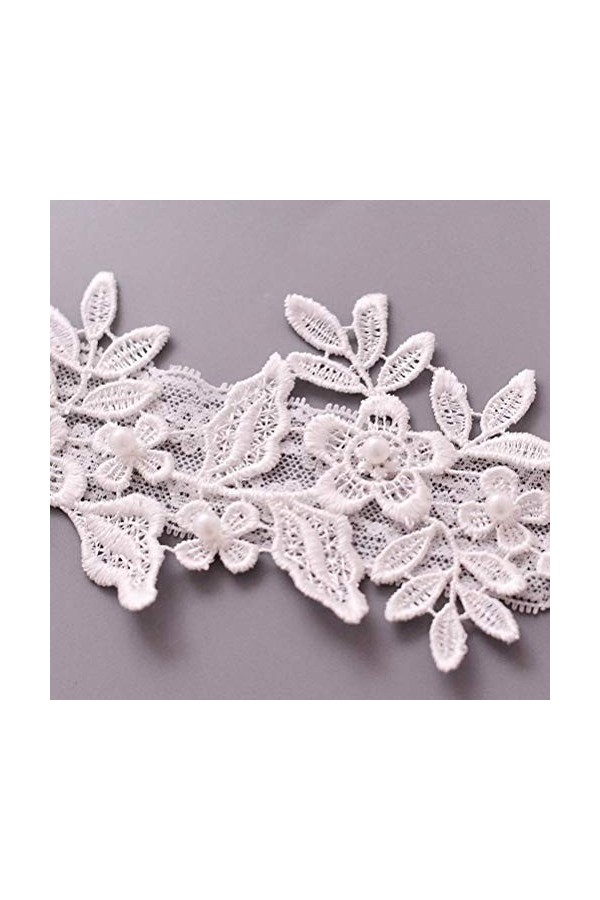 SOIMISS 3 Paires Porte-Jarretelles De Mariage La Mariée Jarretière Blanche Fleurs