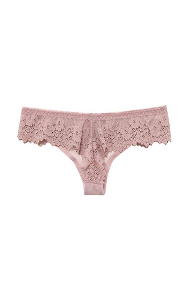 GoodLuck Sexy Dentelle String Culotte Femme sous-vêtements pour Femmes sans Couture Mini G String Creux Respirant Taille Bass