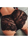GoodLuck Sexy Dentelle String Culotte Femme sous-vêtements pour Femmes sans Couture Mini G String Creux Respirant Taille Bass