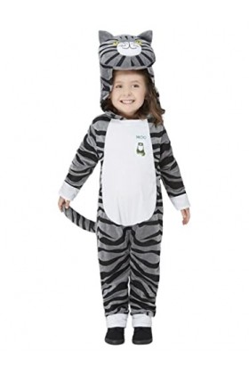 Mog The Cat Costume, Hooded All in One, T2 