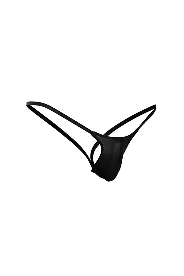 Hommes Sexy Thongs Bikini Hommes sous-vêtements Men T-Traquier String G String String Homme Menu de Hauteur Mme Sexy U Pouche