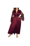 Lingerie Érotique Très Sexy Robe De Grande Taille 5Xl Erotic Sexi Dispose Porno Avec Décolleté Profond En V Robes À Manches L