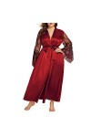 Lingerie Érotique Très Sexy Robe De Grande Taille 5Xl Erotic Sexi Dispose Porno Avec Décolleté Profond En V Robes À Manches L