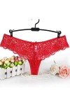 AleXanDer1 Culotte en Dentelle sous-vêtements Femmes Sexy Thongs Bragas Panties Femmes Lingerie String en Dentelle T Mot Pant