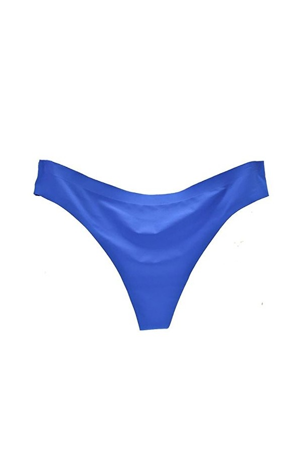 Lazzboy Sexy en Dentelle pour Tanga Femme Taille Haute Slips Culottes Strings Blanc S