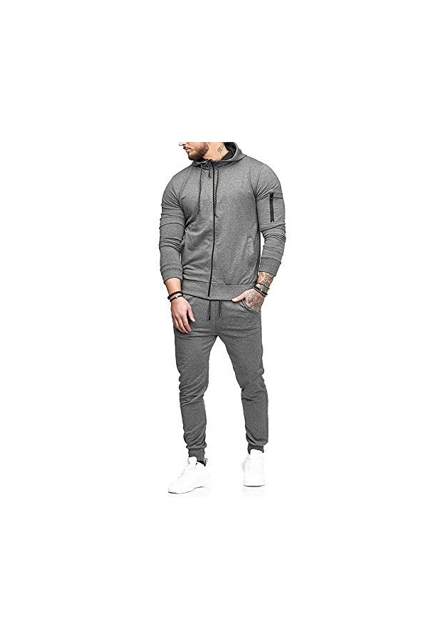 Zannycn Veste de cyclisme à capuche pour homme - Avec fermeture éclair - Veste de moto pour homme - Veste à capuche unie - Av