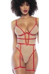 Mapalé by Espiral Teddy 8818 pour femme, Nude/Rouge, Small-medium